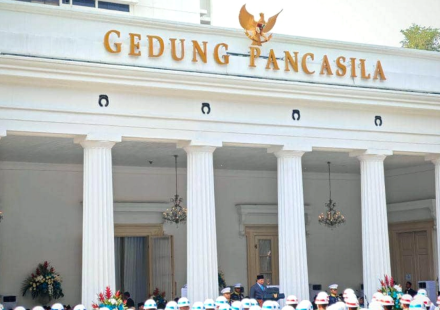 Presiden Prabowo Subianto Memimpin Upacara Peringatan Hari Lahir Pancasila 1 Juni 2026 di Jakarta.